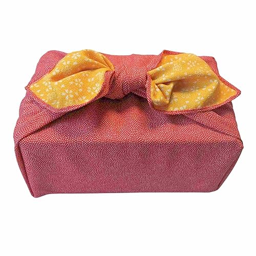 Furoshiki Japanese Wrapping Cloth Eco Gift Wrap Paper Reversible Cherry