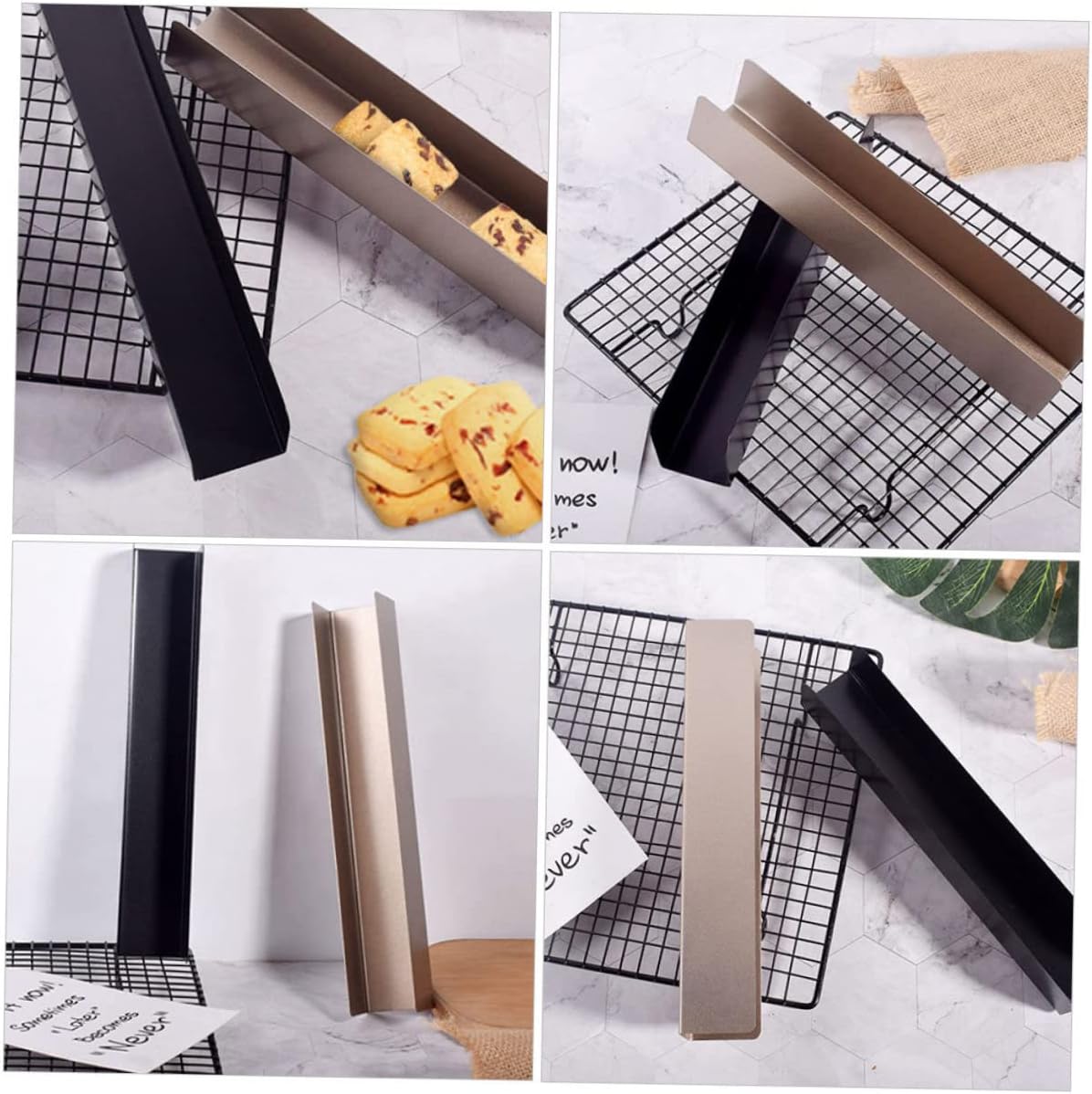Diy Biscuit u Shaped 2pcs Baking Quality for Food Easy to Clean Unique u Shape Design