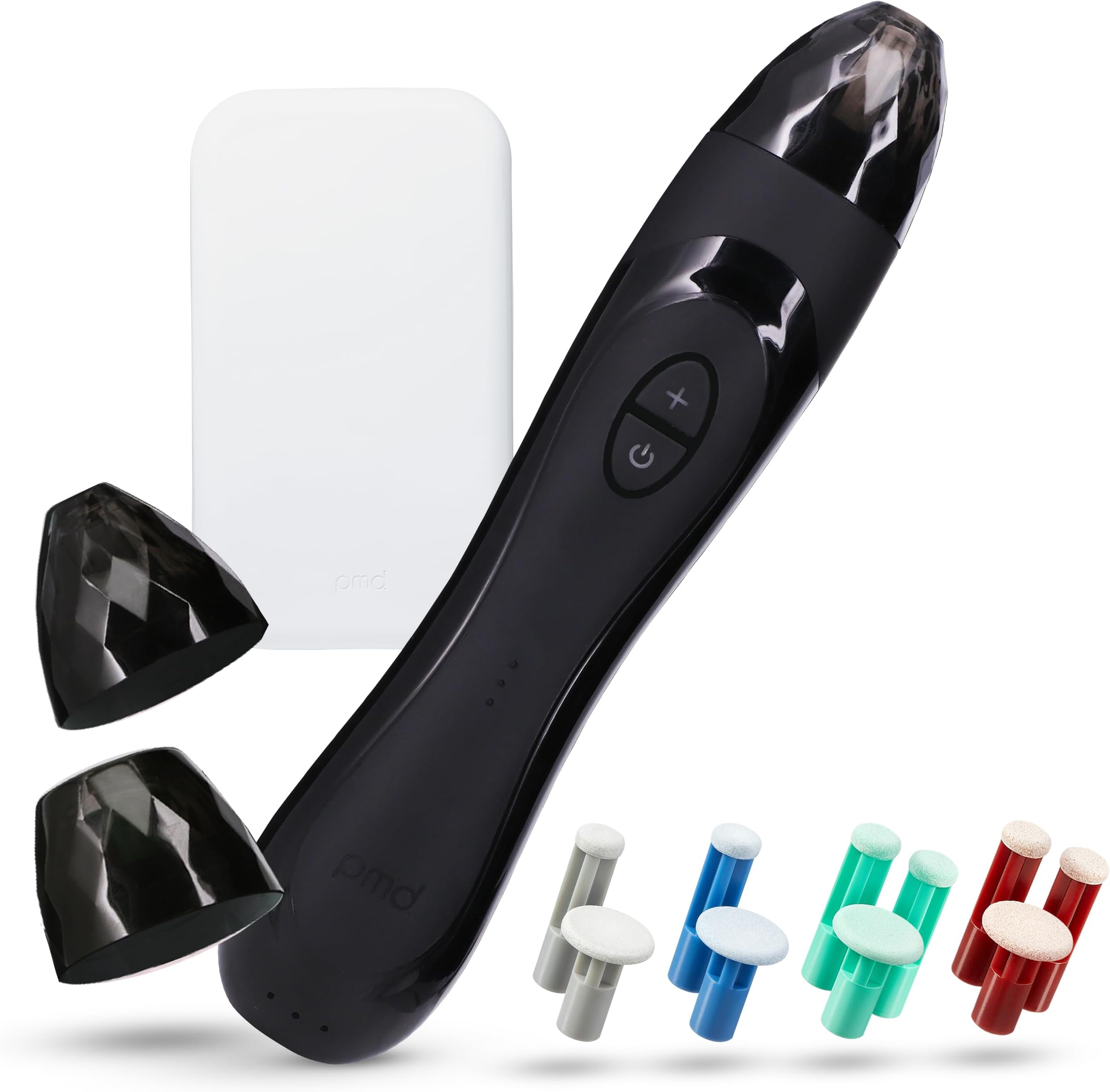 PMD Beauty Personal Microderm Elite Pro - At-Home Use, Facial Exfoliator Tool, Microdermabrasion Machine Kit for Face and Body Skincare