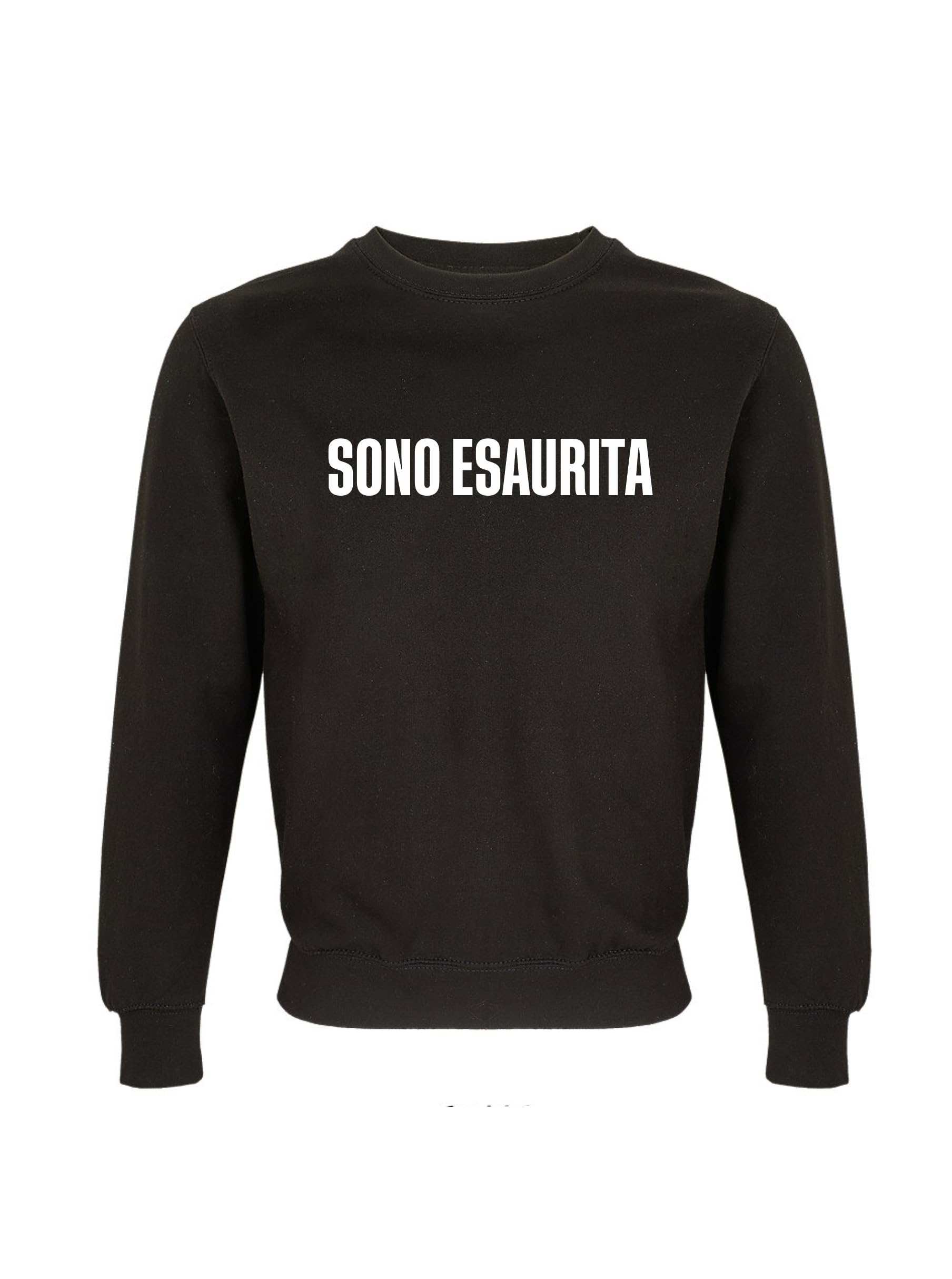 All You Can Tee Ali Mami Sold Out Crew Neck Sweatshirt, Black, S