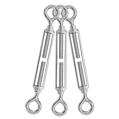 Miniatura 182 de Tensor de ojo y ojo M6, tensor de acero inoxidable 304 resistente tensión de cuerda de alambre 5 PC