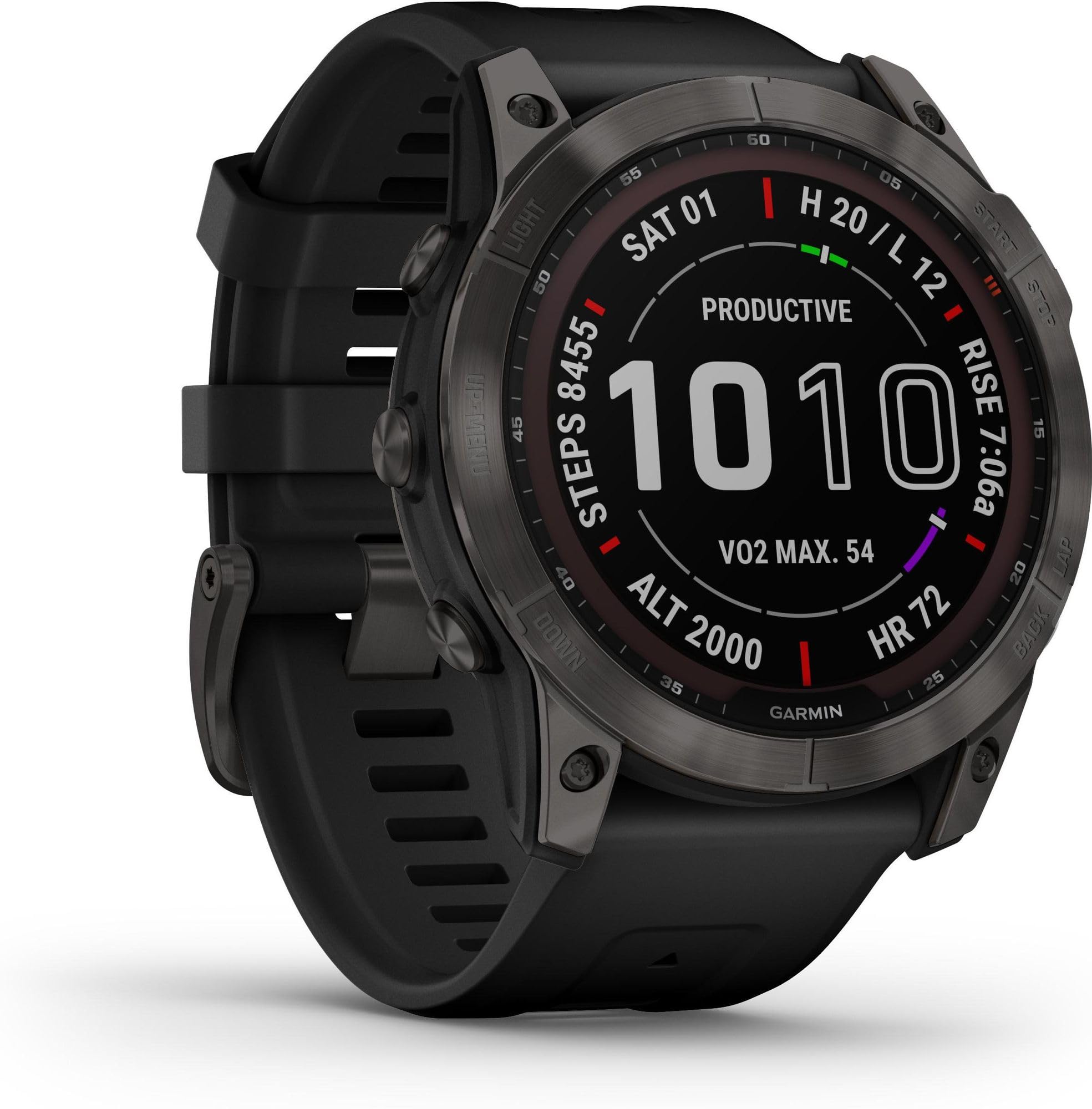 Amazon | Garmin Fenix 7X Sapphire Solar Black/Slate Grey Titanium 