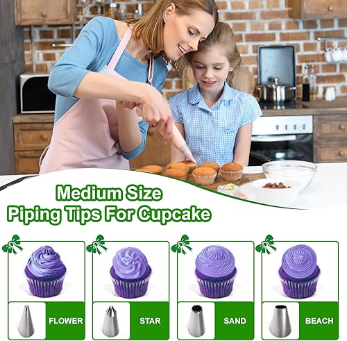 Miniatura 2 de Kit de decoración de pasteles, suministros de decoración de pasteles, juego de suministros para hornear, puntas numeradas para pasteles, molde para