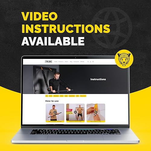 Miniatura 3 de Tube Resistance Bands for Working Out Men and Women - Exercise Bands Resistance Bands Set, Resistance Band Bar, Handles, Ankle Straps, Foot Straps