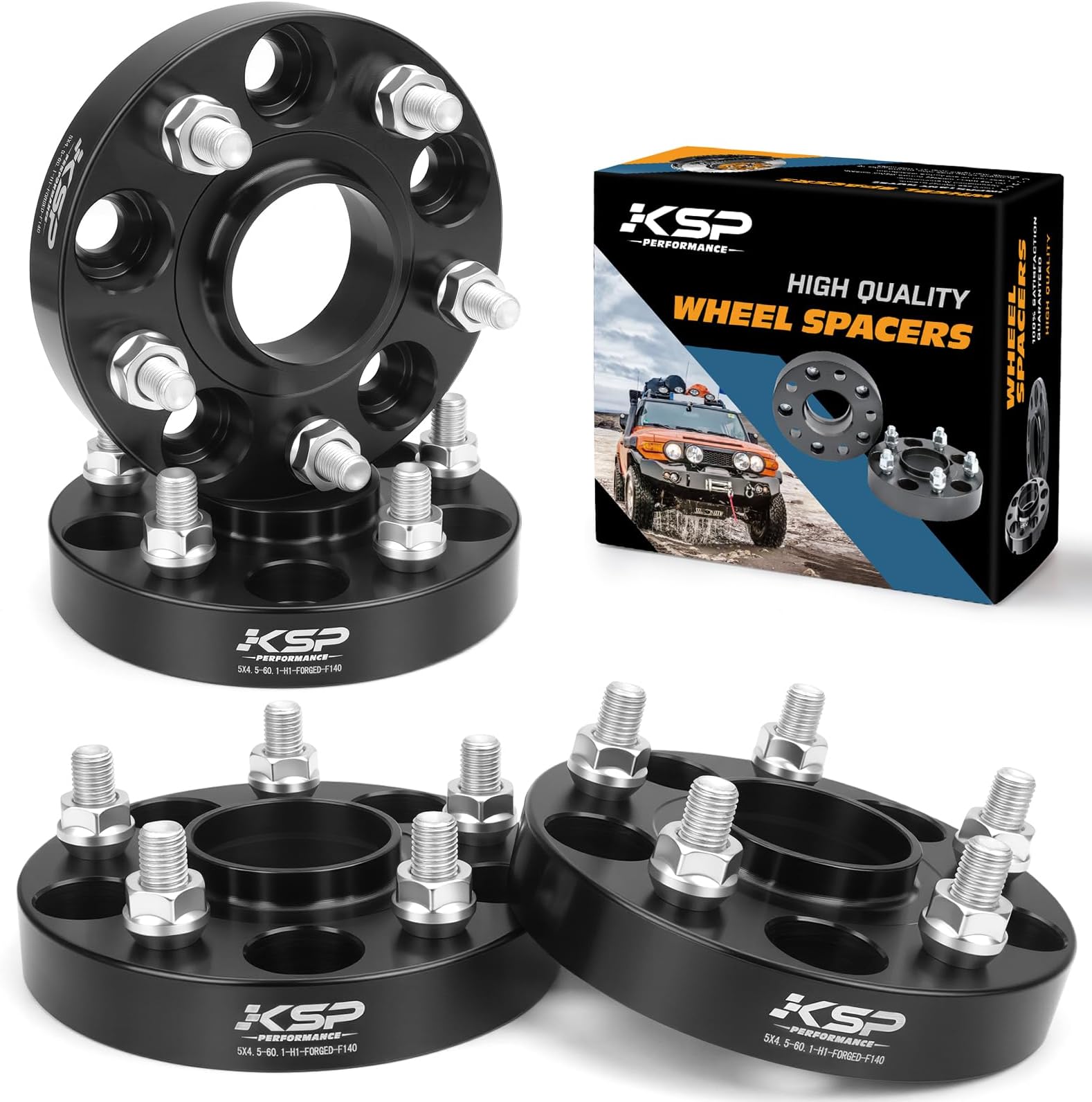 KSP PERFORMANCE 20mm 5x114.3 Hubcentric Wheel Spacers Fit TC XB, ES300 350, GS300 350 430,IS250 300 350,LS400 430 460,RC300 350, Camry Highlander Tacoma(4 pcs 60.1 bore 12X1.5mm)