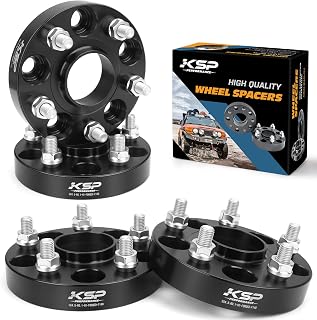 KSP 1inch 5x114.3 Wheel Spacers Fit Tacoma Camry RAV4 Lexus IS250, 5 Lug Hubcentric 5x4.5 Forged Wheel spacers 25mm for Lexus G35 ES300 ES350 with 12x1.5 Studs 60.1mm Hub Bore, Set of 4
