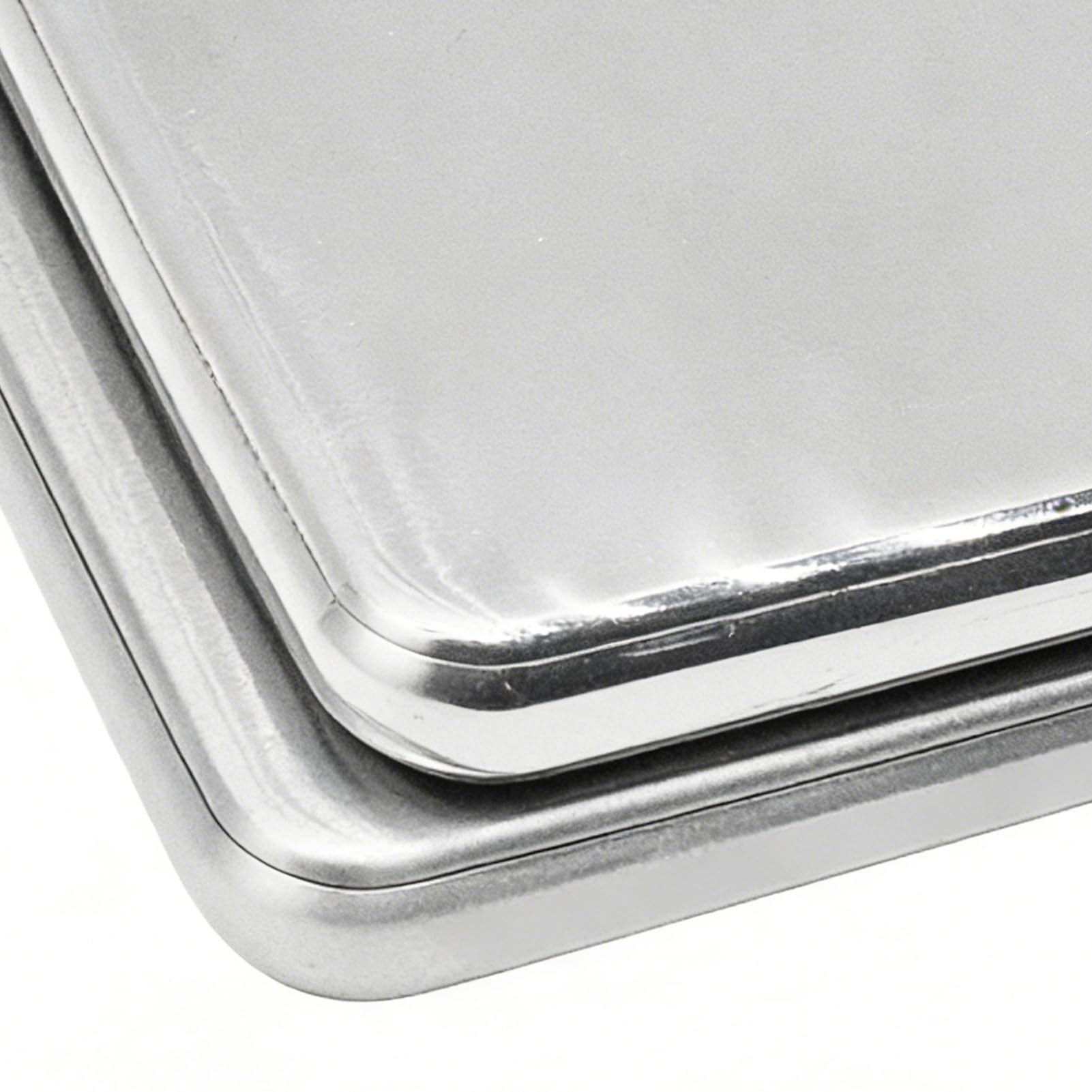 Lot de 2 petits bacs à glaçons réutilisables en acier inoxydable pour camping, barbecue, pique-nique, plage, travail, école, etc
