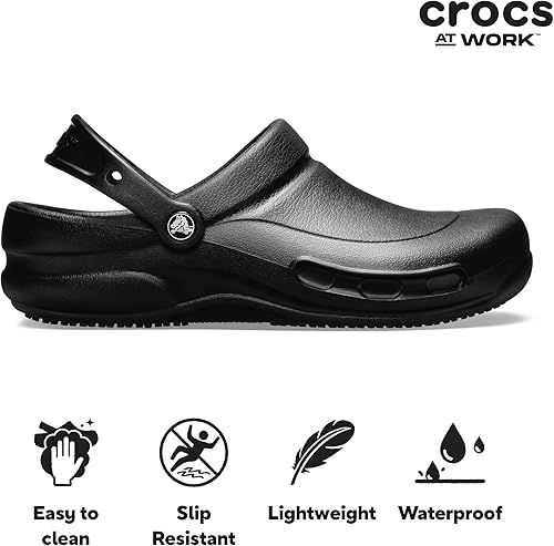 Miniatura 6 de Crocs Bistro - Zuecos antideslizantes unisex para adultos