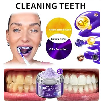 ODALIT Teeth Restoration Mineral Powder,Mineral Tooth Powder,freshen Breath,Protect Teeth and Gums (2)