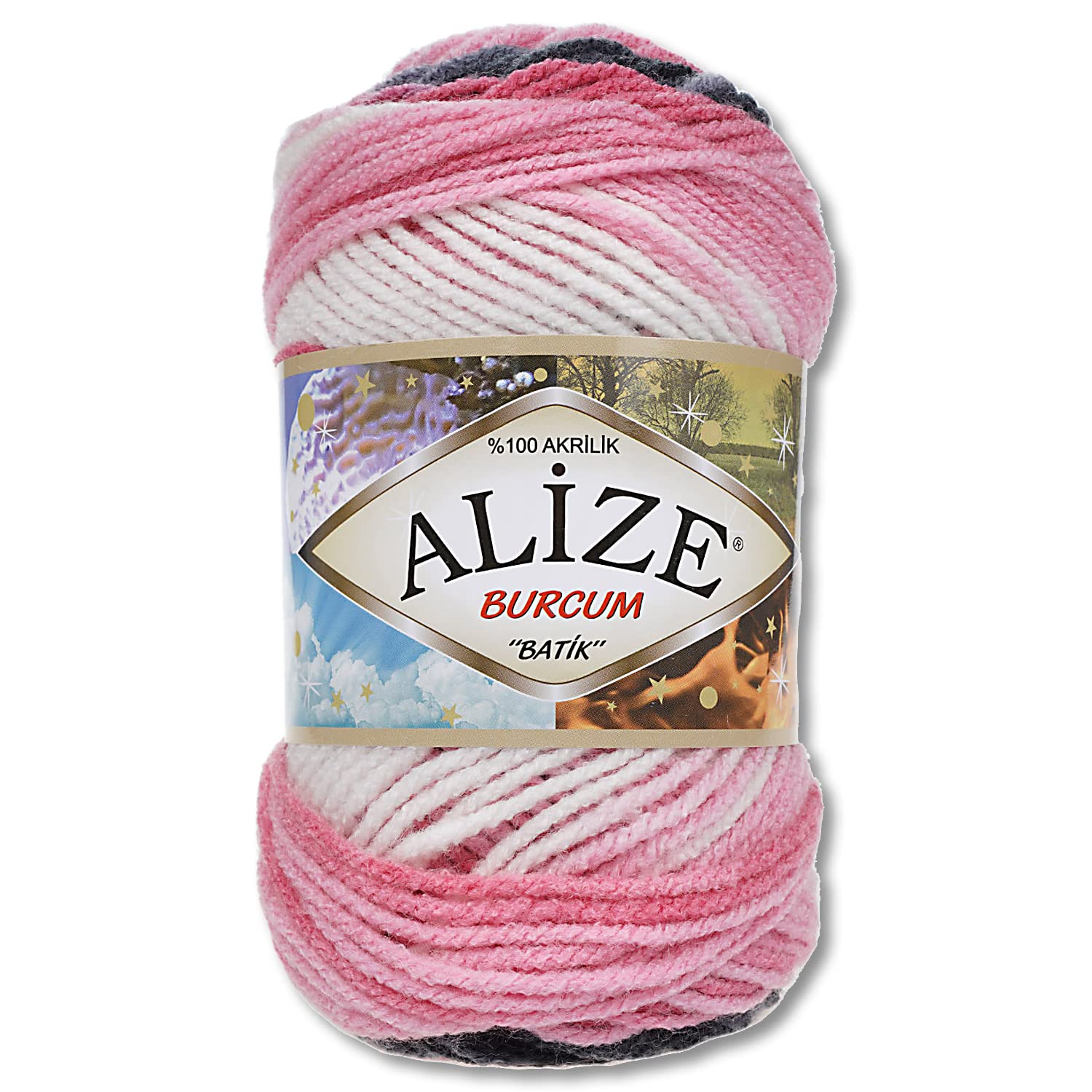 Alize 100 g Burcum Batik Wool in 30 Selection Colour Gradient Wool (1602)