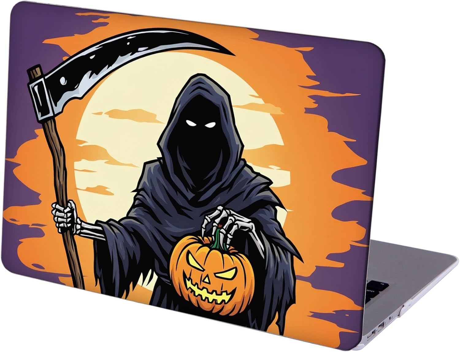 Compatible with MacBook Neo 13-inch, Hard Shell Case with Keyboard Cover and Screen Protector (A3404 A18 Pro chip, 2026 Release) - Grim Reaper MC21634