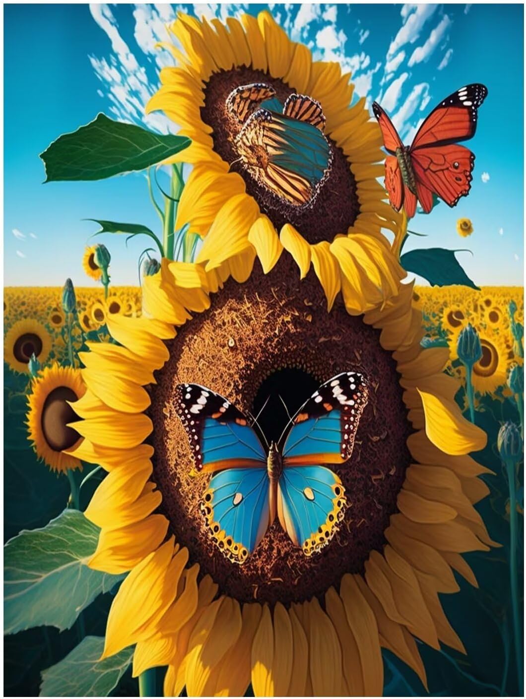 Amazon.com: Sunflower Puzzle 200 Piece Puzzle for Adults - Sunflower ...