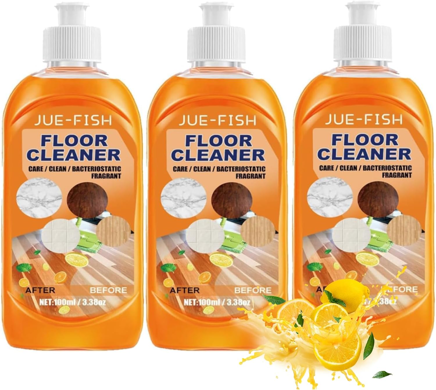 JueFish Floor Cleaner, Powerful Decontamination Floor