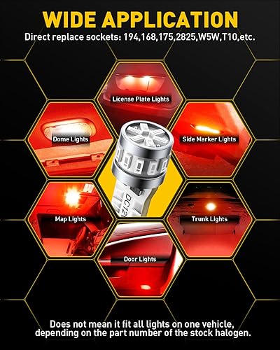 Miniatura 34 de AUXITO 912 921 luz LED de marcha atrás de 1000 lumen de alta potencia 2835 15-SMD, muy brillante y libre de error T15 906 W16W, 6000 K, luz blanca