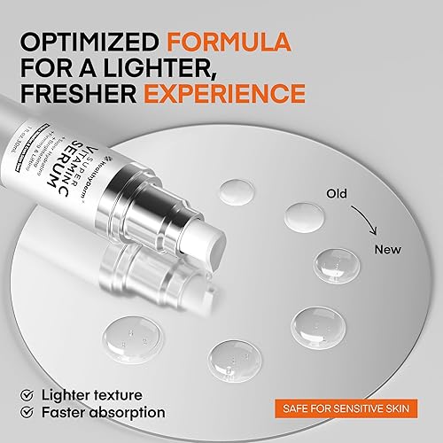 Miniatura 6 de Suero súper vitamina C para mujeres mayores de 50 años niacinamida, vitamina C, ácido hialurónico, péptidos, vitamina E, cafeína, bakuchiol,