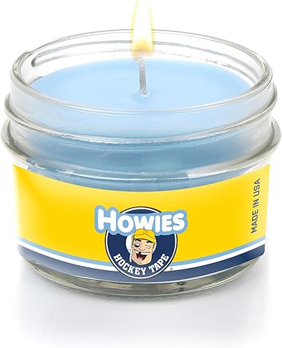 Howies Hockey Tape Vela perfumada de cera gran regalo para mamás de hockey, papás, niños o niñas. (1 unidad)