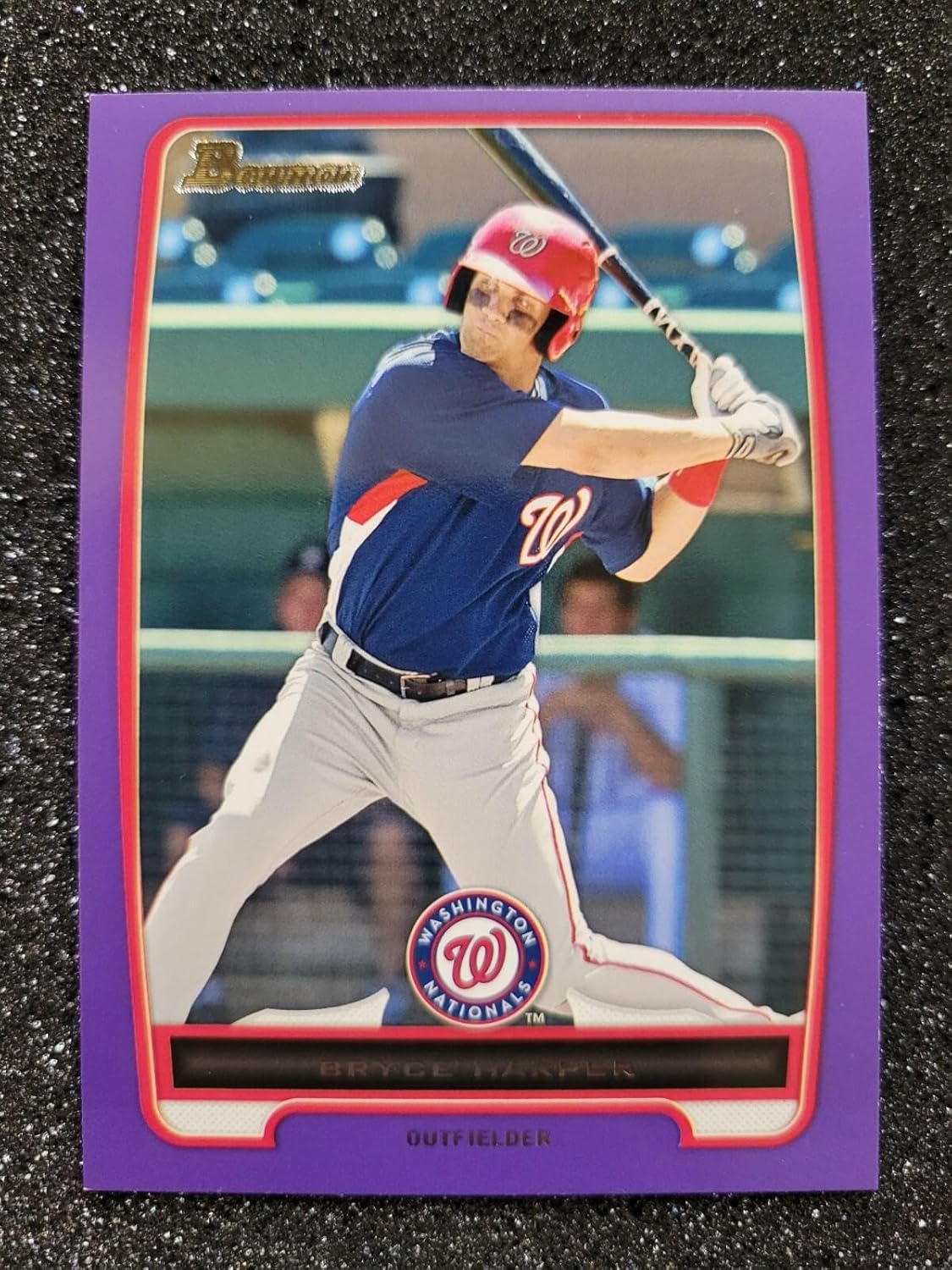 Bryce Harper 2012 BOWMAN PROSPECTS PURPLE #BP10 WASHINGTON NATIONALS! - Baseball Cards