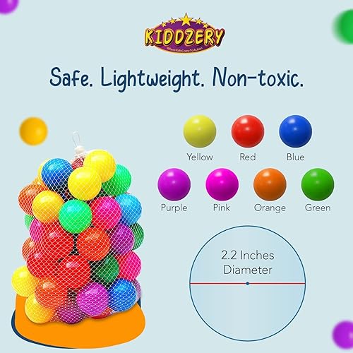 Miniatura 10 de Tienda de juegos para niños, pelotero de Kiddey, casa de 6 caras para niños. Rellenar con bolas (bolas de plástico no incluidas) o usar como una