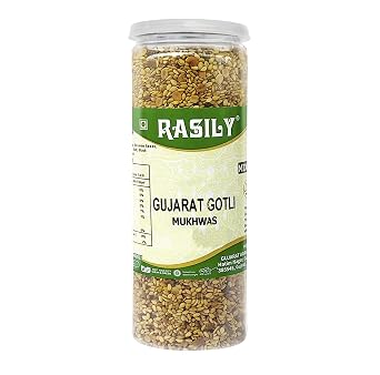 Rasily Gujarati Gotli Mukhwas Mouth Freshener with Real Raw Mango Seed 150 gram_Packing May Vary