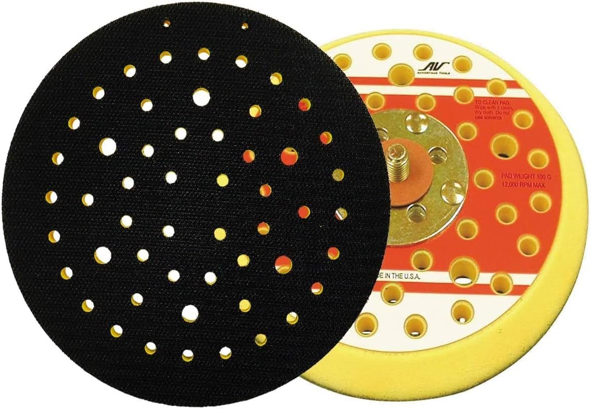AirVANTAGE Random Orbit Sander Low-Profile Backing/Replacement Pad (6" PSA Vinyl)