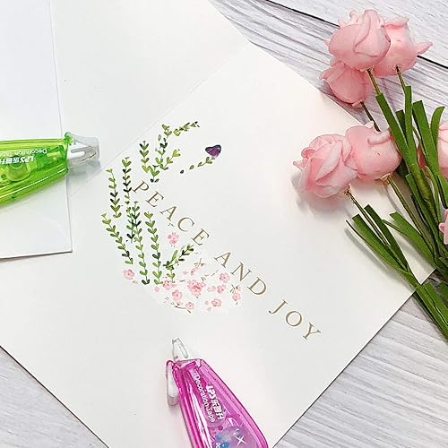 Miniatura 6 de Allydrew Bolígrafos de máquina adhesivos, suministros de papelería decorativos para oficina en casa, escuela, naturaleza