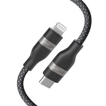 Anker USB C to Lightning Cable, Upcycled-Braided USB C to Lightning Cord, Ultra-Fast Charging Cable for iPhone 14/13/12/11 Series and More 3FT