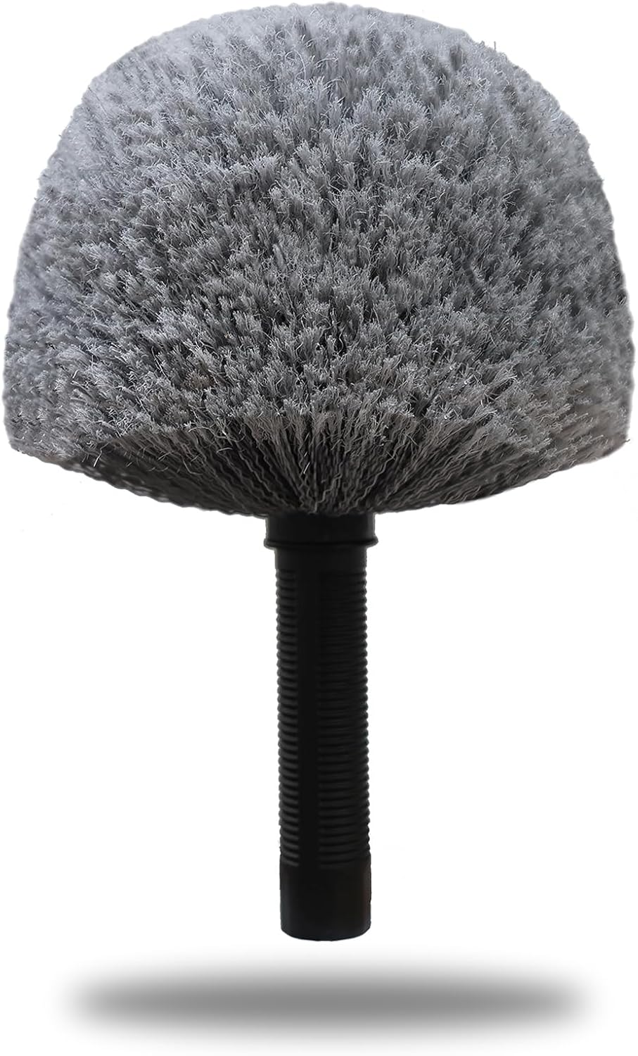 Grey Corner Cobweb Duster Head Brush - High Efficiency Twist-On Spider Web