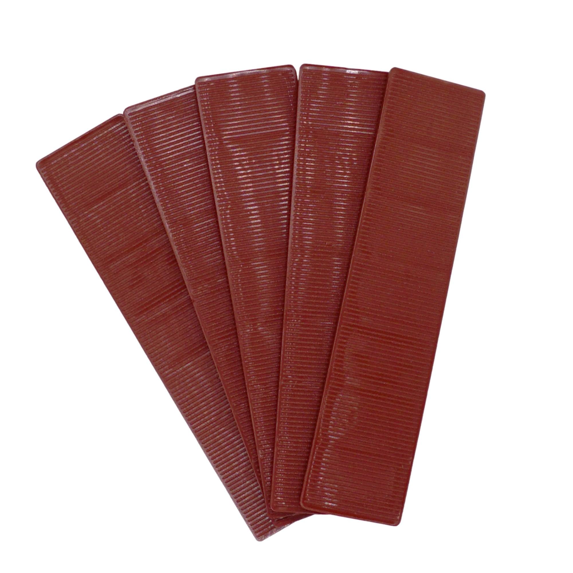 Skir'co (40 Pcs) Plastic Flat Shims 3 Mm, Glazing Packers 22 X 100 Mm, Frame Spacers, Door And Window Frame Packers