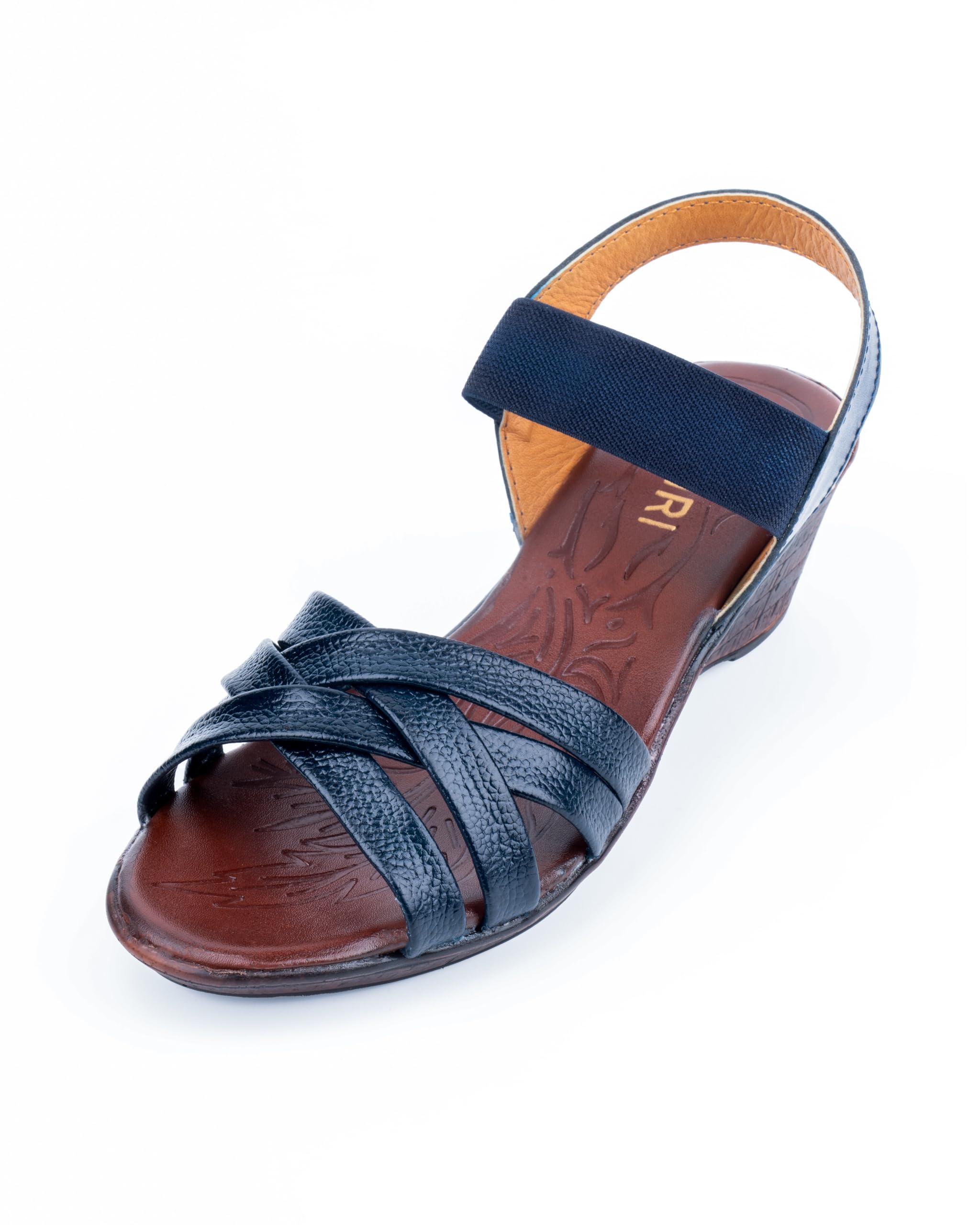 OZURI Womens Leather Wedge Heeled Sandal (Tan, 4) (B0CKJ89HJS) Amazon Price History, Amazon Price Tracker