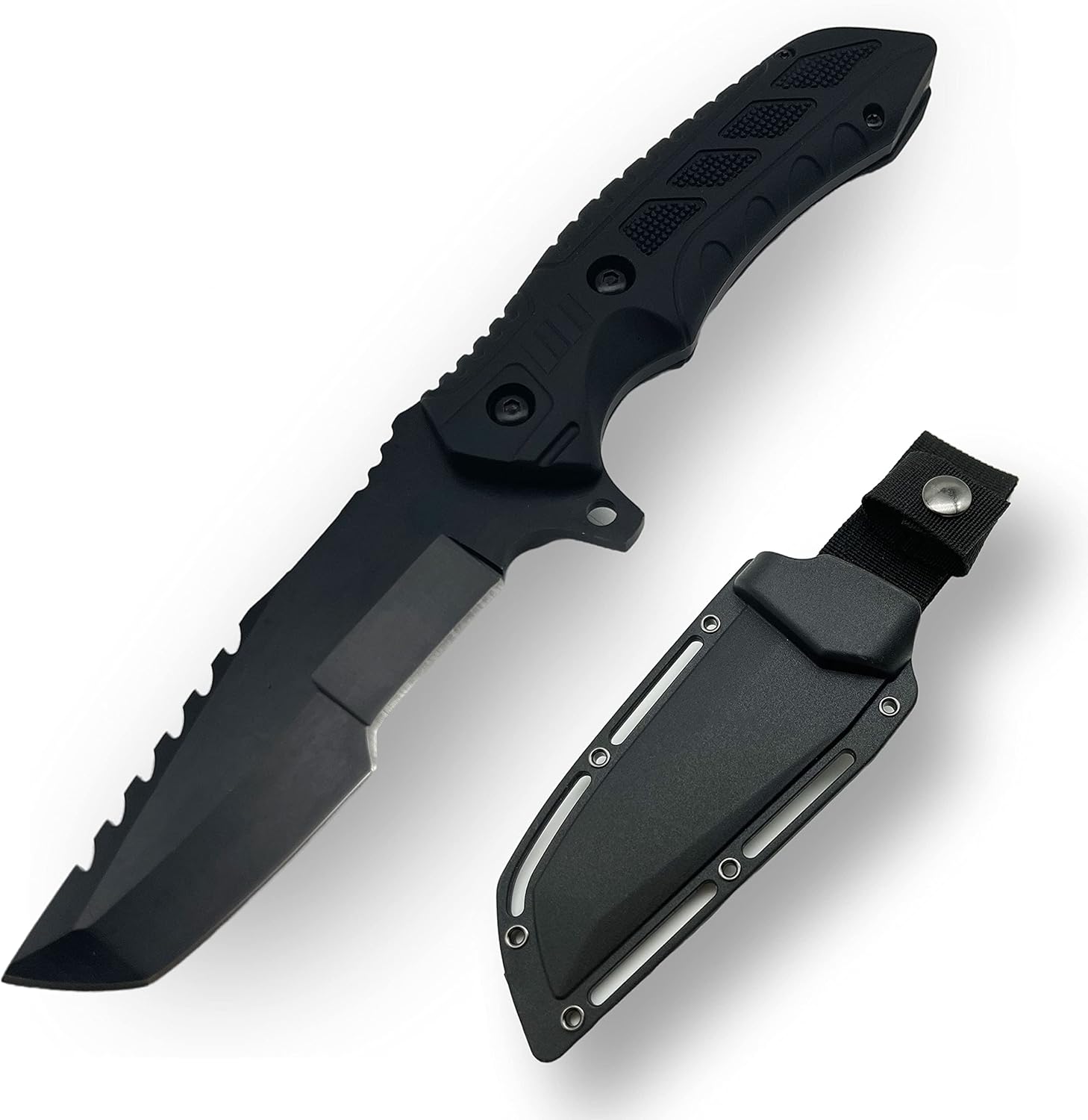Tactical Field Knife Full Tang Tanto Blade Fixed Blade Knife Stainless