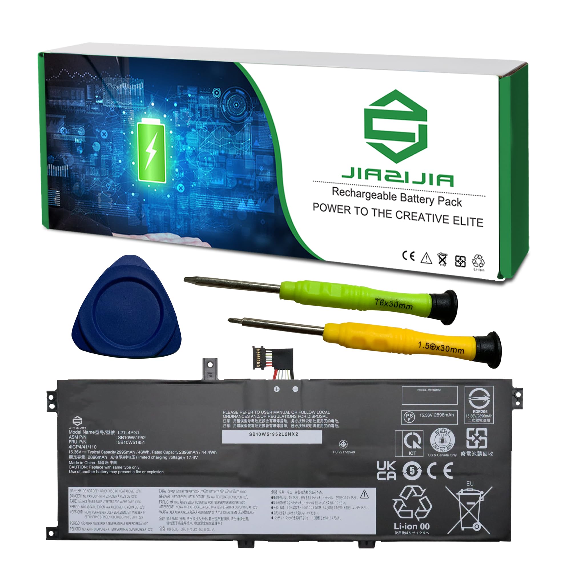 Amazon.com: JIAZIJIA L21L4PG1 Laptop Battery Replacement for