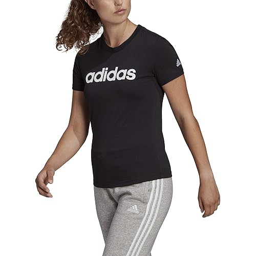 adidas Women's Loungewear Essentials Slim Logo Tee