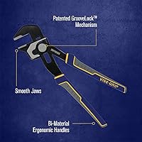 Vista 6 de IRWIN VISE-GRIP Alicates ajustables, fontanería, lengüeta y ranura, 8 pulgadas (IRHT82635)