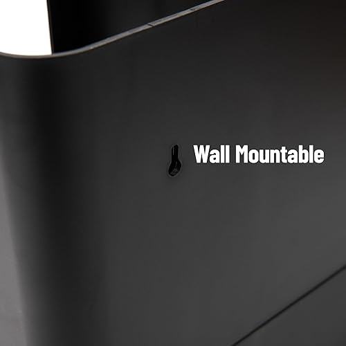 Miniatura 4 de Mind Reader Flume Organizador con 6 compartimientos para condimento y tazas ninguno  Negro