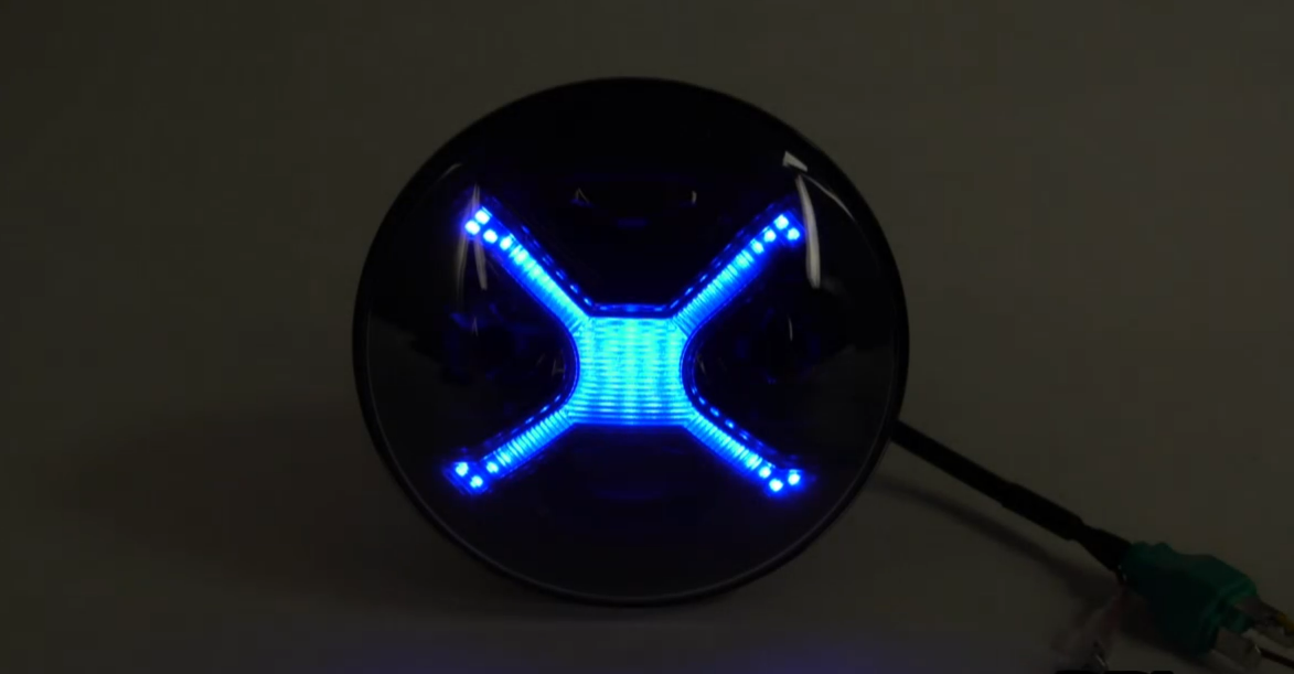 Amazon | Motikvansled バイク ヘッドライト LED 5.75インチ60W X