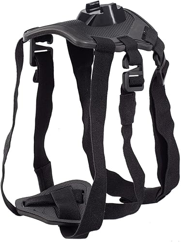Miniatura 2 de Weiara Arnés para perro Gopro, suave y ajustable para perros grandes, medianos y pequeños, se puede utilizar para fijación de pecho y espalda,
