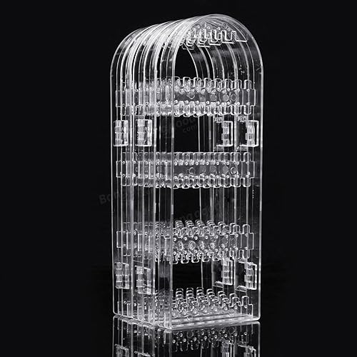 Miniatura 5 de Soporte organizador transparente de 300 agujeros para aretes, tachuelas, collares, joyas, almacenamiento y organización de hardware y accesorios, 1