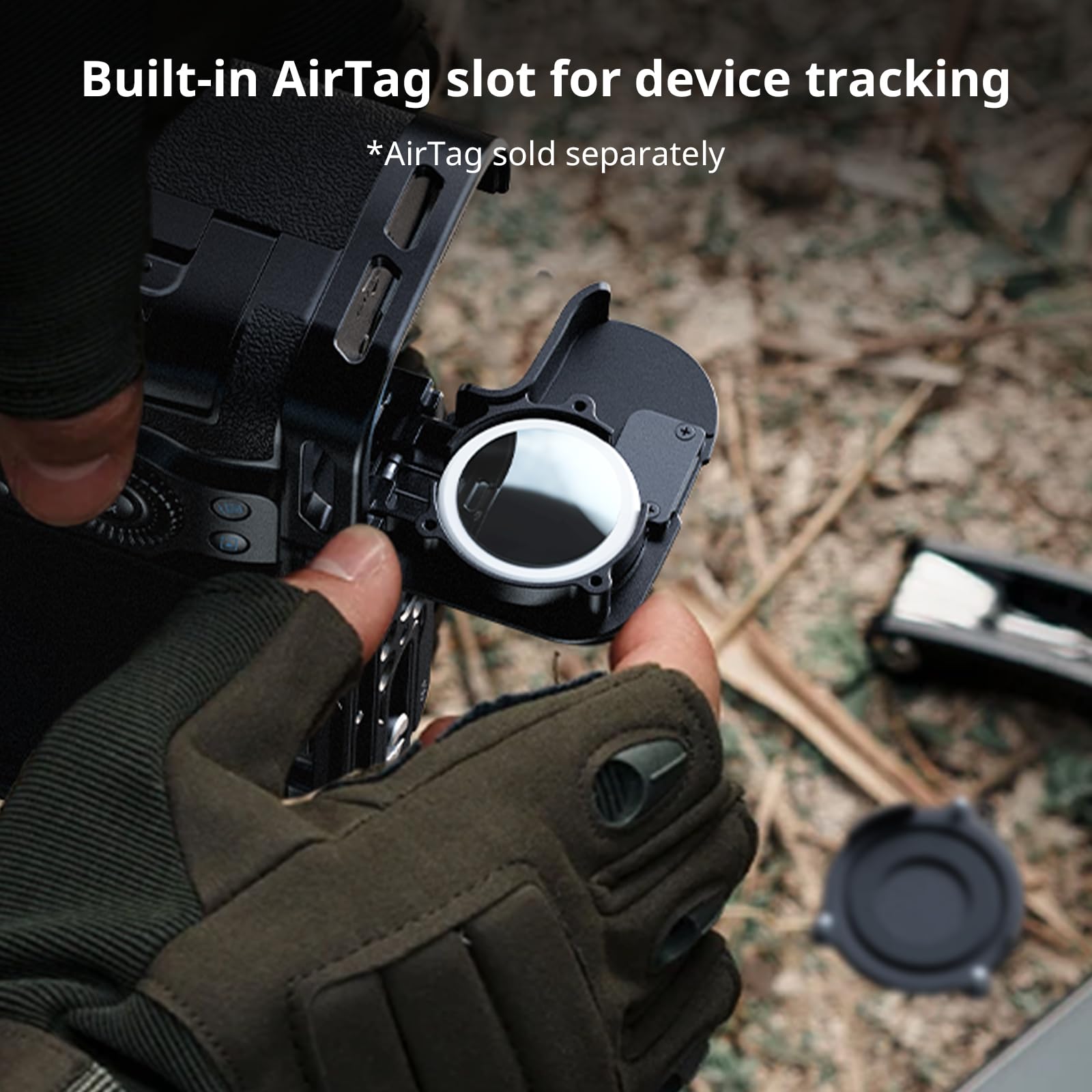 SMALLRIG Piastra di montaggio a L con slot AirTag per Canon EOS R6 Mark III / R6 Mark II 5962