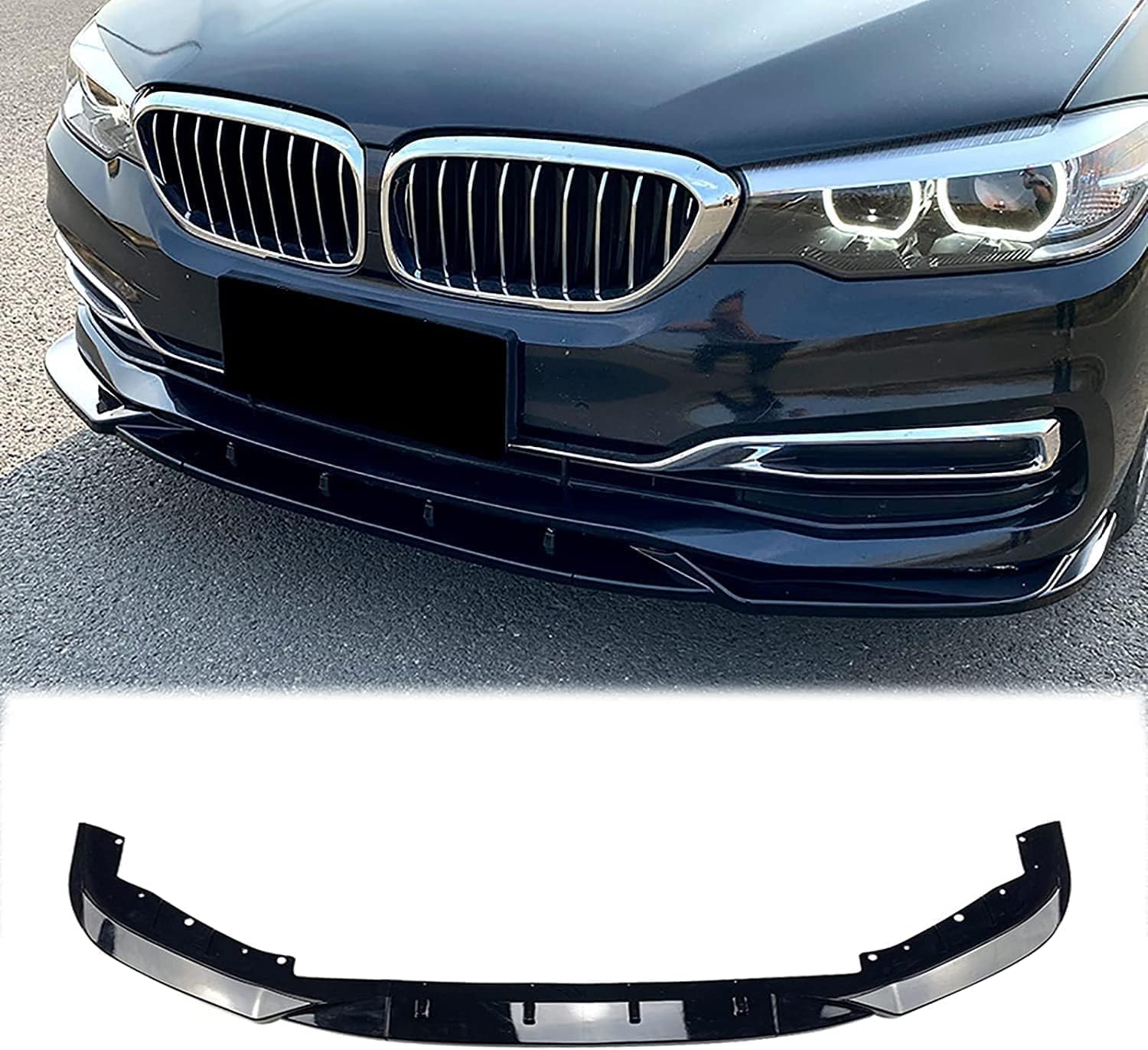 Car Front Bumper Lip Splitter Body Kit, for BMW 5 Series G30 525i 530i ...