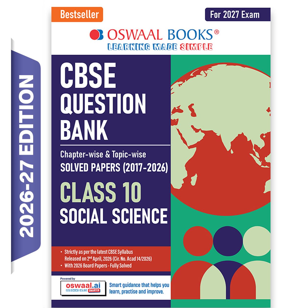 Oswaal CBSE Class 10 Social Science Question Bank - Image 1