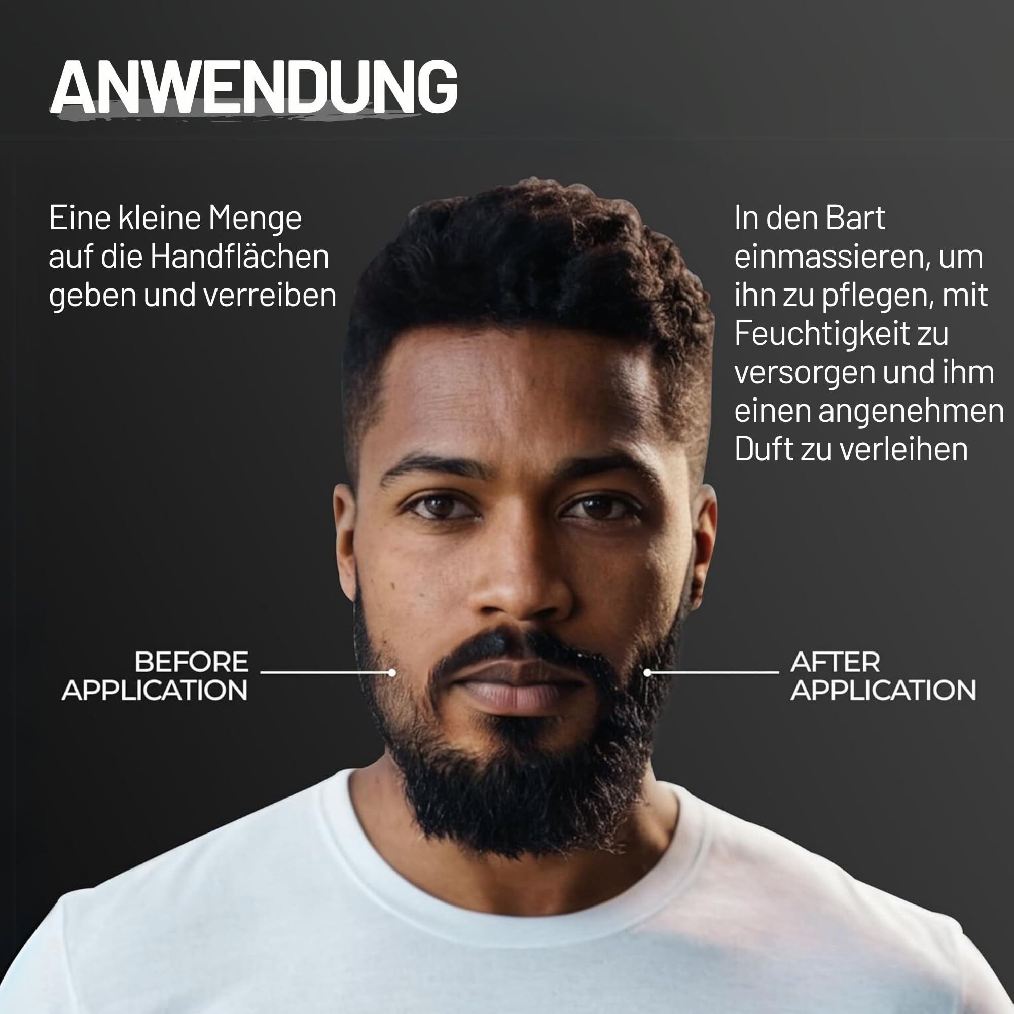 ZOUSZ Bartöl Für Herren, Black Oud Bartöl, 30ml | Mit Natürlichem Avocado-, Argan- & Macadamiaöl Für Einen Weichen, Gepflegten Und Voller Wirkenden Bart
