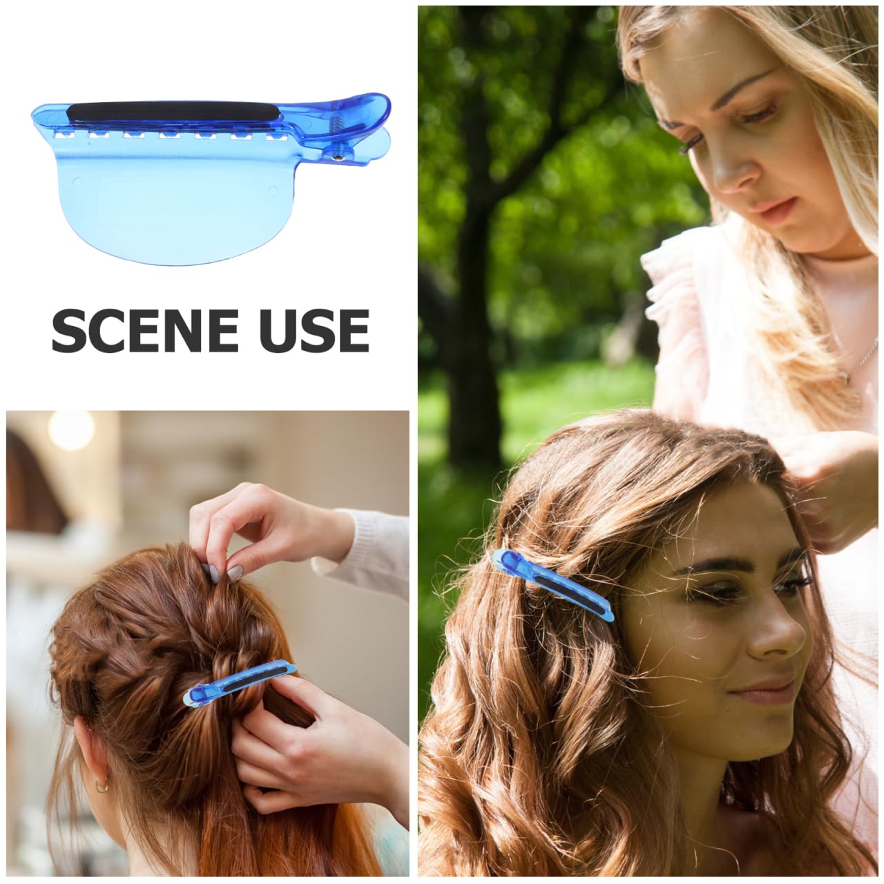 Material Hair Partition Clip No Harm to Hair Heat Resistant Sheet Cutting Tool
