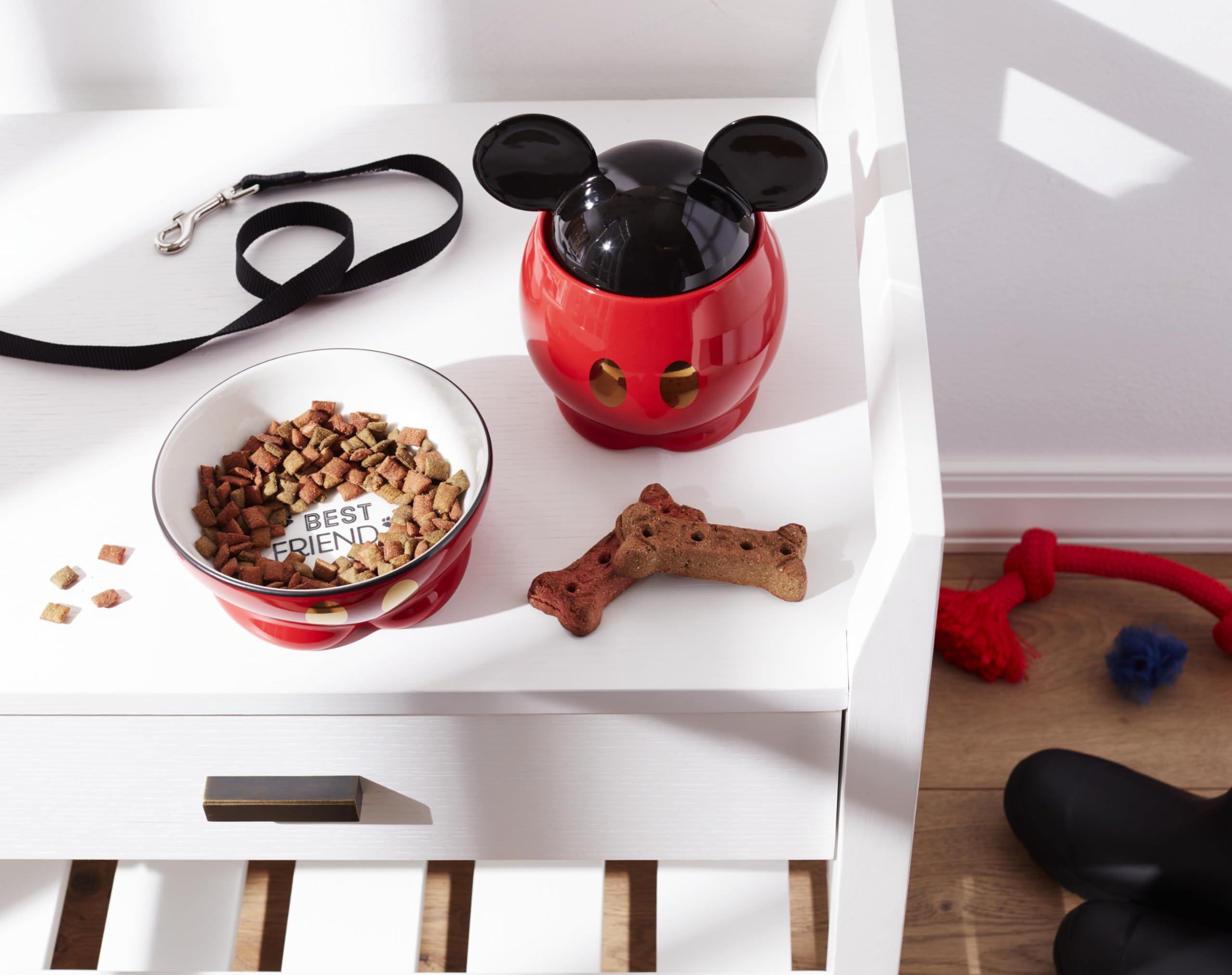 Amazon.com | Lenox 895099 Mickey Mouse Pet Treat Jar: Dinnerware Sets