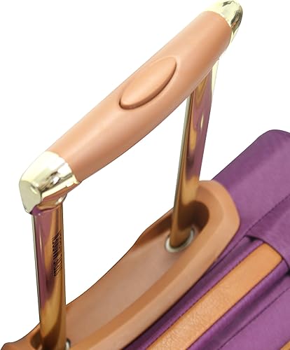 Miniatura 5 de Steve Madden Designer Luggage Collection - Bolsa expandible de 28 pulgadas para hombres y mujeres, maleta duradera y ligera a cuadros con ruedas