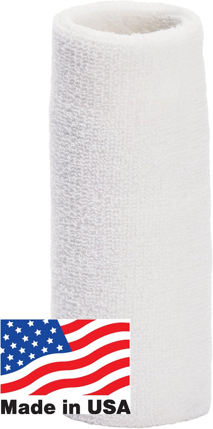 Unique Sports Wrist Towel, One Size, White