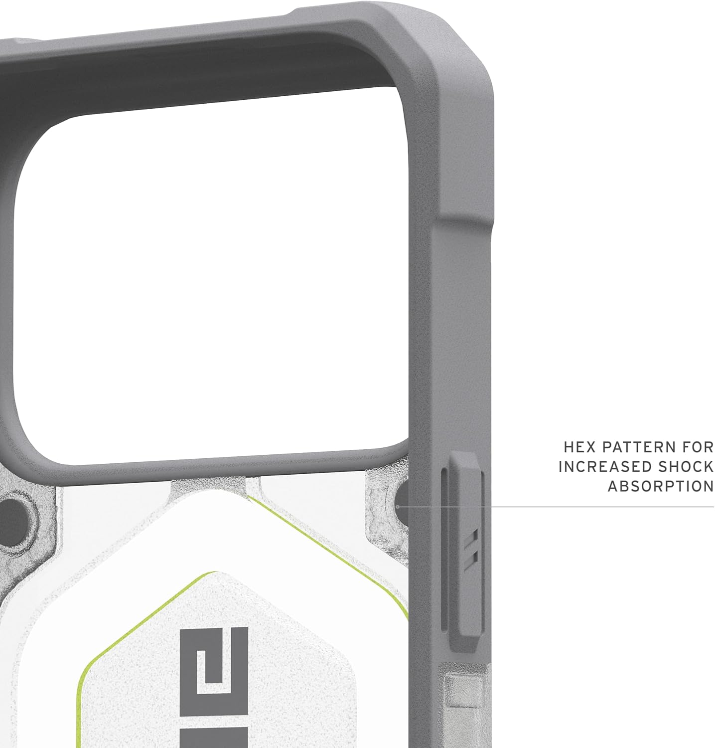 URBAN ARMOR GEAR UAG Designed for iPhone 17 Pro Case Pathfinder Clear - Compatible with MagSafe Luminous Glow in The Dark Military Grade Protective Cover, Active Neon