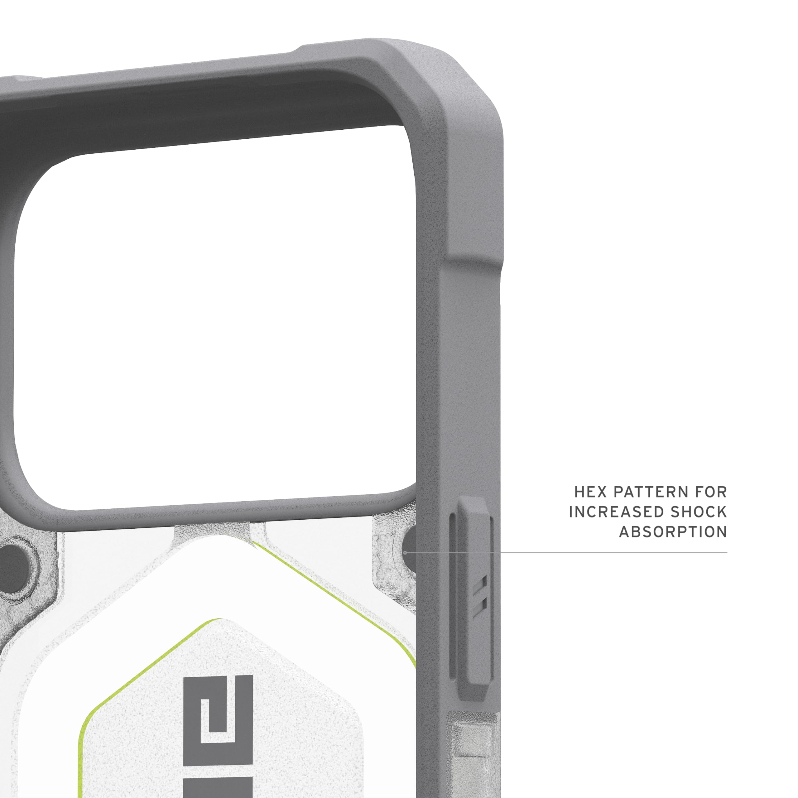 Urban Armor Gear Pathfinder MS Case Compatible con Apple iPhone 17 Pro Funda (Carga inalámbrica/magnética, protección contra caídas estándar Militar) neón Activo