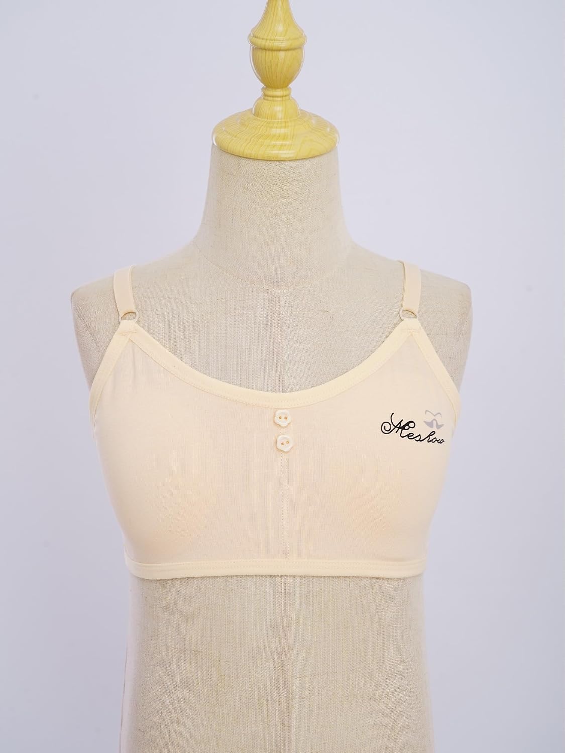 Kids Seamless Bra for Dance Training Lightweight Active Camisole Figure Skating Top Underwear