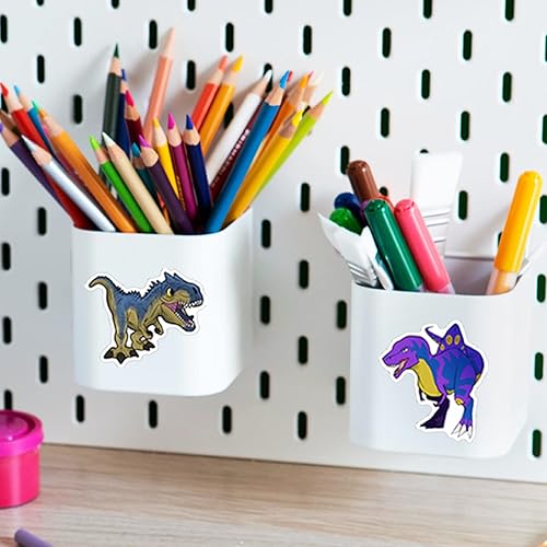 Miniatura 7 de 100 calcomanías de dinosaurio, lindas calcomanías impermeables de dibujos animados para niños, recompensas de enseñanza, regalos de fiesta de