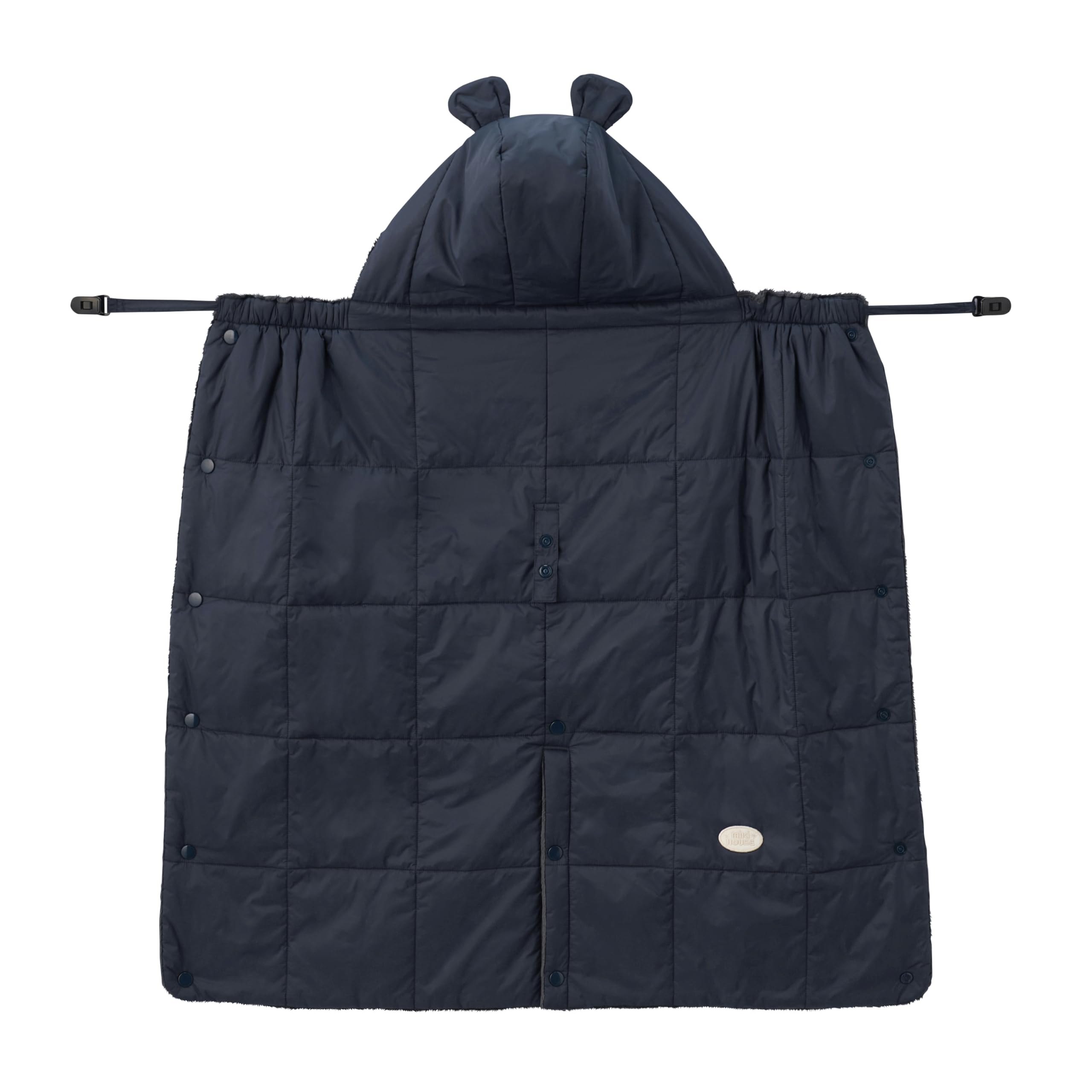 ミキハウス] 新品 キャリーケープ 抱っこ紐 ベビーケープ グレー